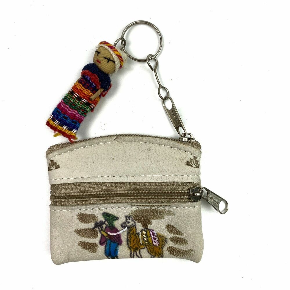 South America Pouch Souvenir Llama‎ Keychain Doll Travel Coin Change Collectible